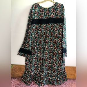 Roller Rabbit Girls Etoiles Luna Dress -Black, 10 y.o.